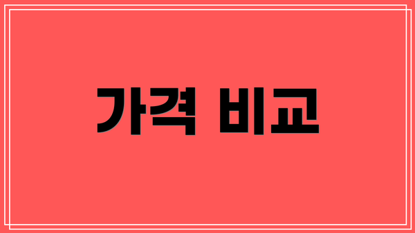 가격 비교
