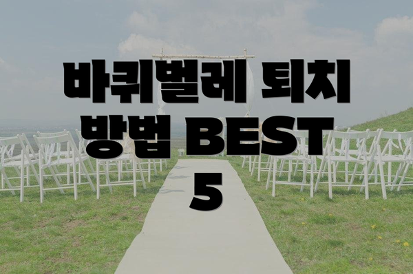 바퀴벌레 퇴치 방법 BEST 5