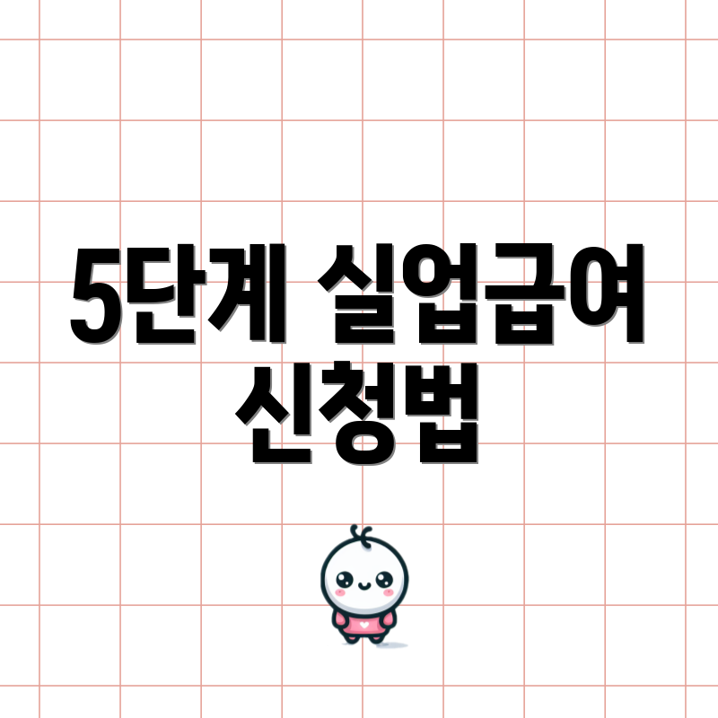 5단계 실업급여 신청법