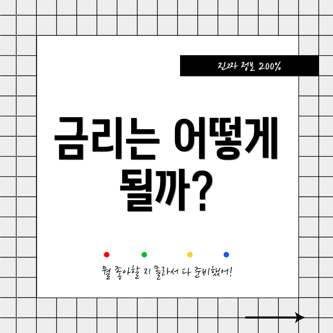 금리는 어떻게 될까?