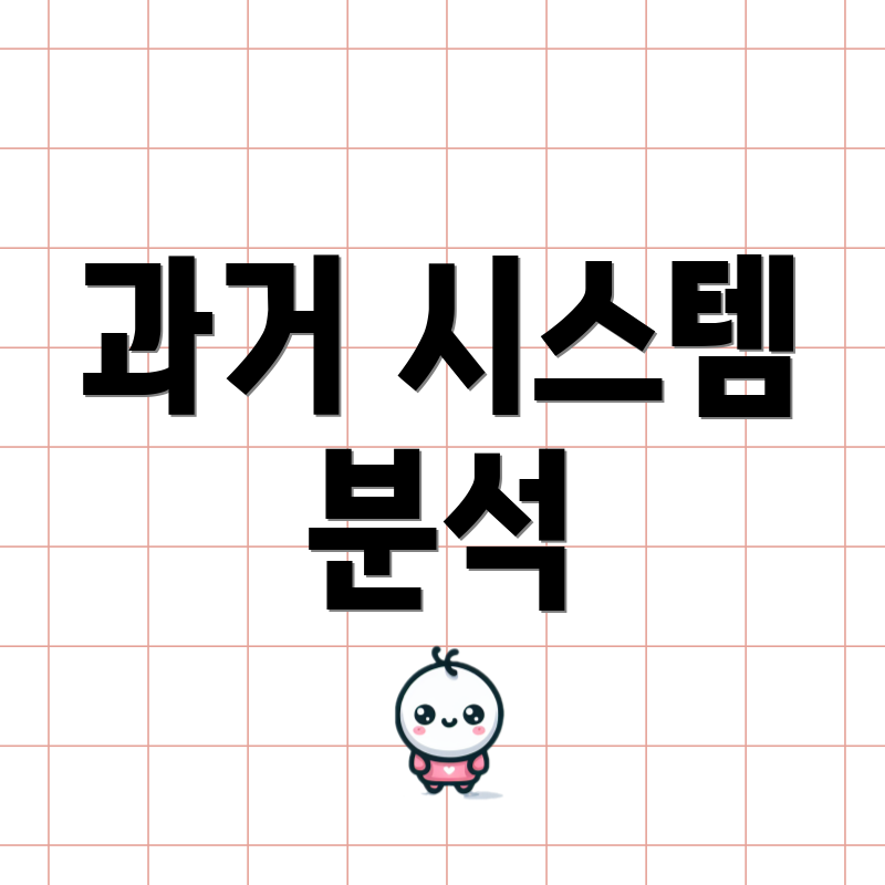 과거 시스템 분석