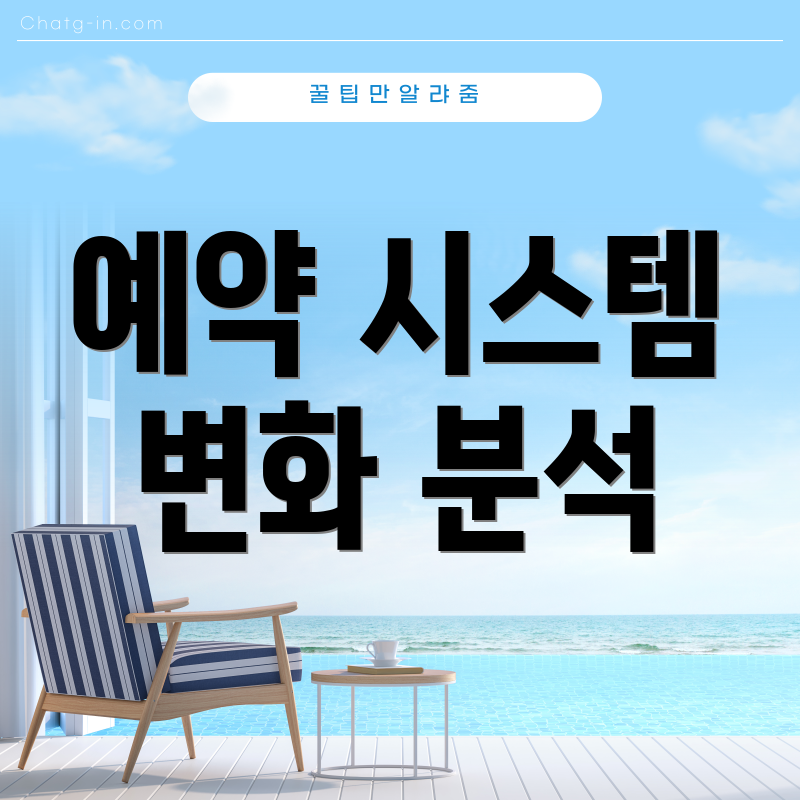 예약 시스템 변화 분석