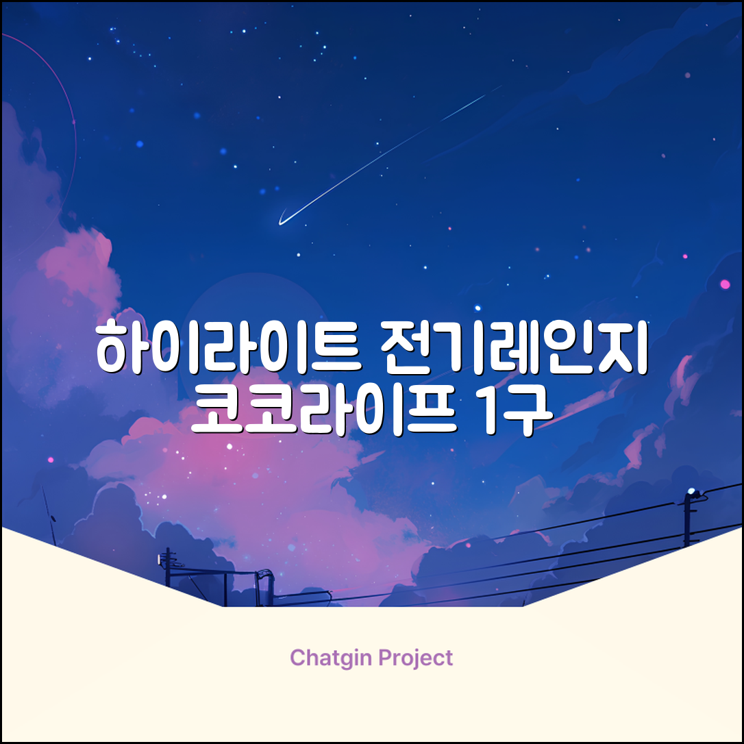 코코라이프 1구 하이라이트 전기레인지, DW-HL880, 일반형 추천 리뷰