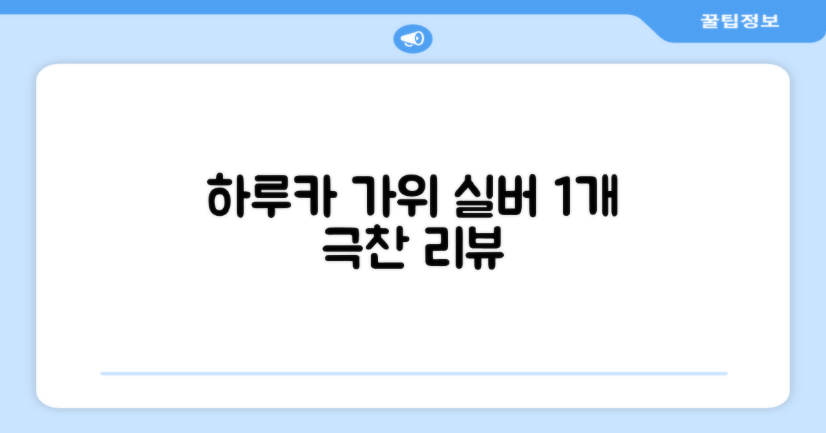 하루카 미용가위 세트, 실버, 1개 추천 리뷰
