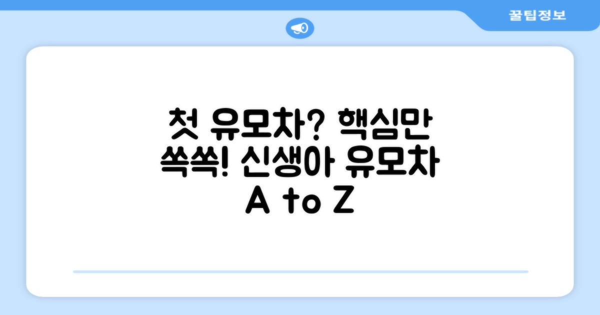 신생아 유모차, 무엇을 봐야할까?