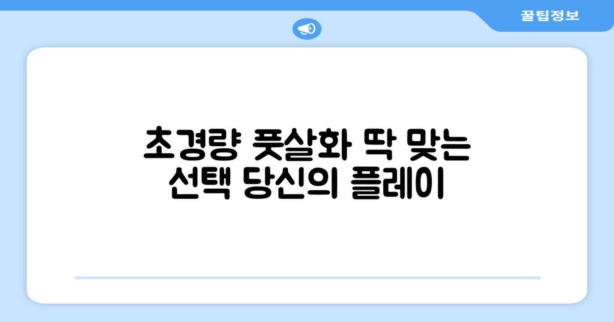 초경량 풋살화, 당신에게 딱 맞는 선택!