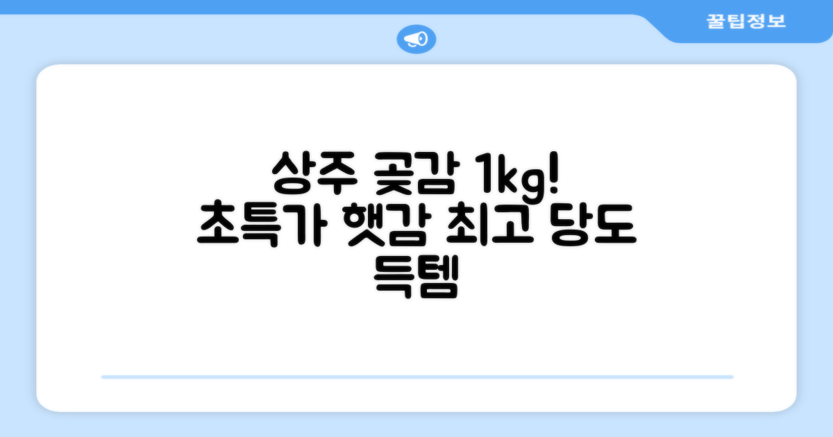 상주 곶감 초특가 1kg 고당도 햇감, 1개 추천 리뷰