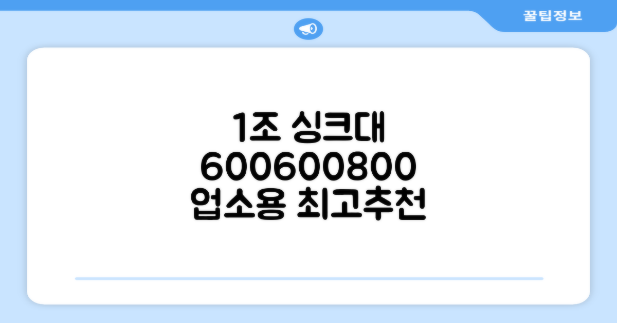 업소용싱크대 1조 600 업소용개수대 스텐싱크대 주방싱크대, 1조 600*600*800 추천 리뷰
