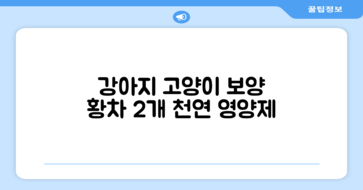 더보양 보양황차 강아지 고양이 마시는 천연 영양제, 280ml, 2개 추천 리뷰